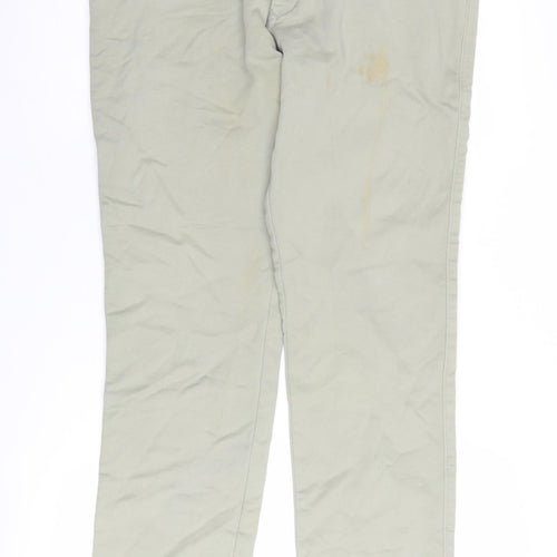 In-Just Men's Beige Chino Trousers, Size 36, Regular Fit