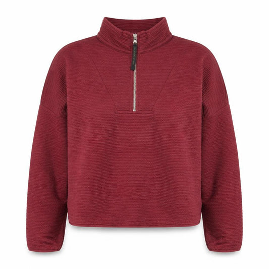 Front view of Next Red Women's Pullover Sweatshirt M