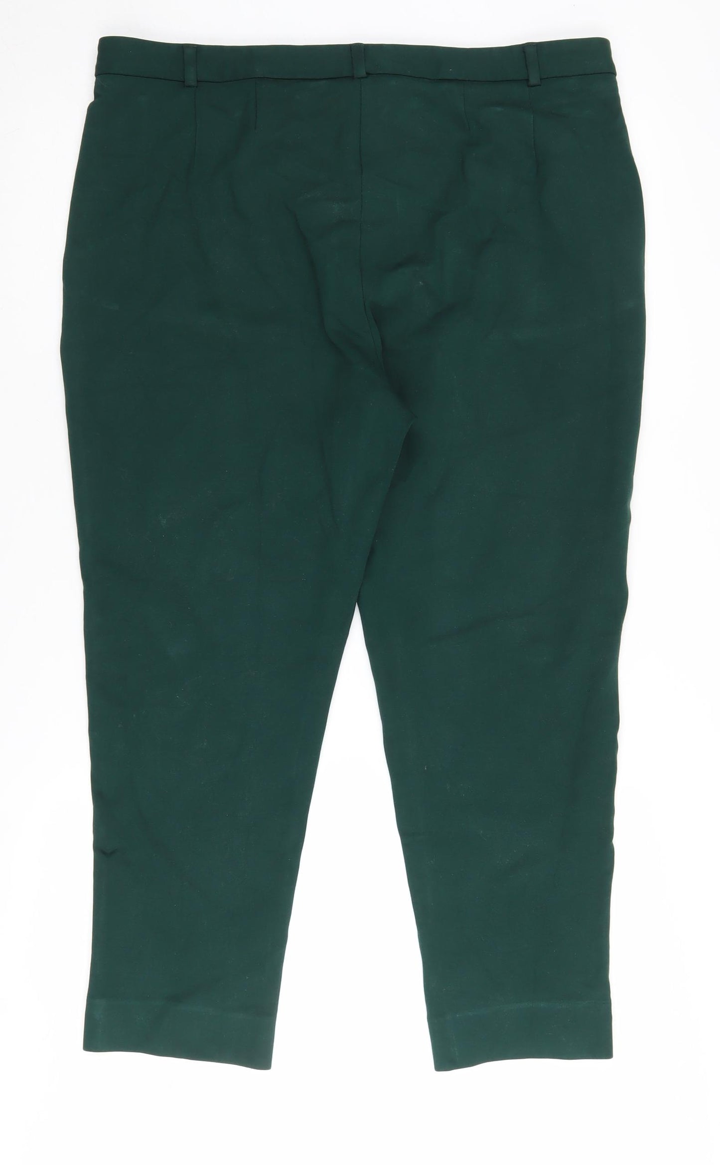 Marks and Spencer Women's Green Trousers Size 18