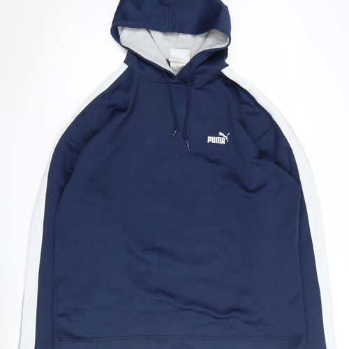 Puma Men’s Blue Pullover Hoodie L