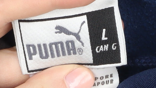 Puma Men’s Blue Pullover Hoodie L