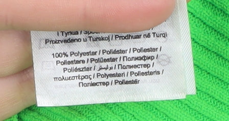 ONLY Women's Green V-Neck Pullover Jumper Size L