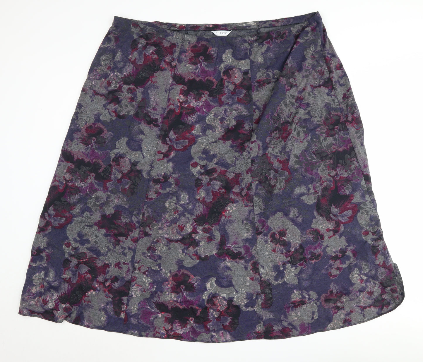 Marks and Spencer Women's Floral A-Line Skirt Size 22