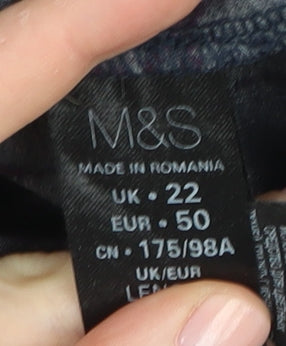 Marks and Spencer Women's Floral A-Line Skirt Size 22