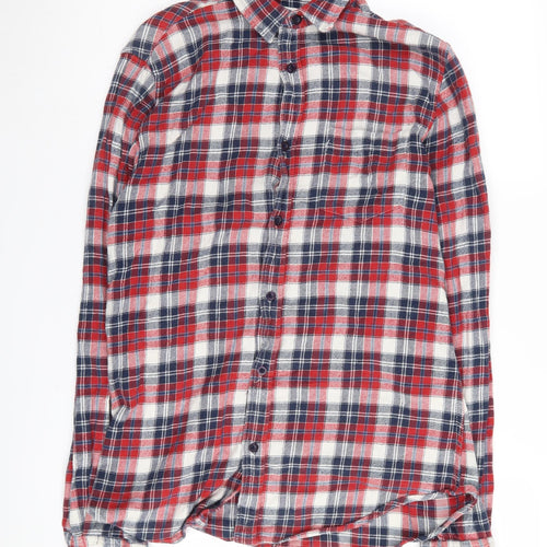Onfire Men's Multicoloured Plaid Shirt L