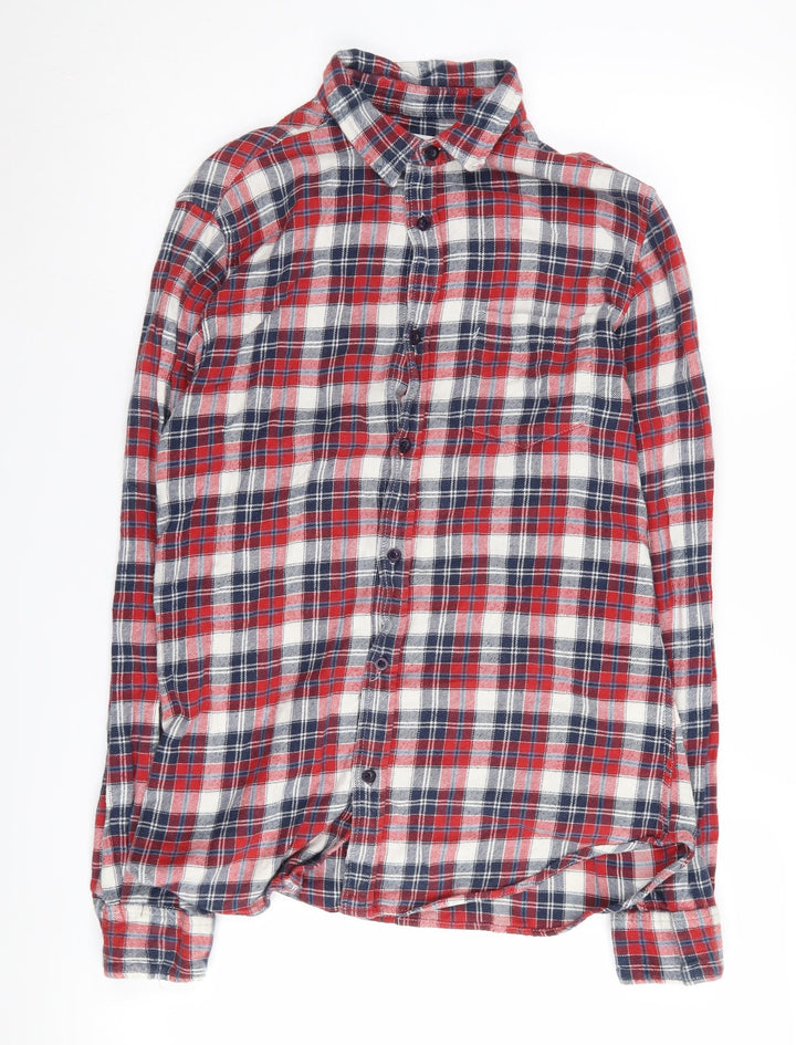 Onfire Men's Multicoloured Plaid Shirt L