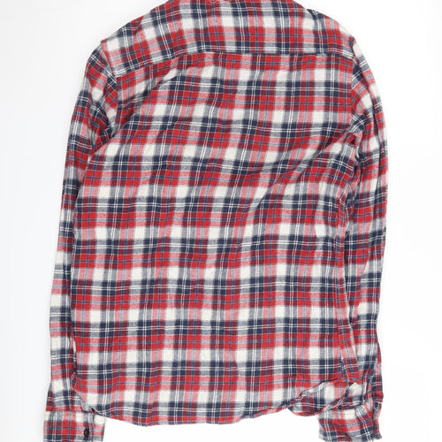 Onfire Men's Multicoloured Plaid Shirt L