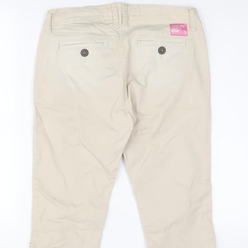 Superdry Women's Beige Cargo Shorts, Size S