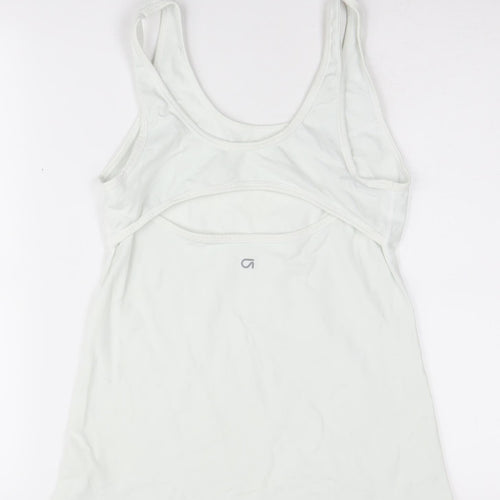 GapFit Women's White M Tank Top Athletic Racerback
