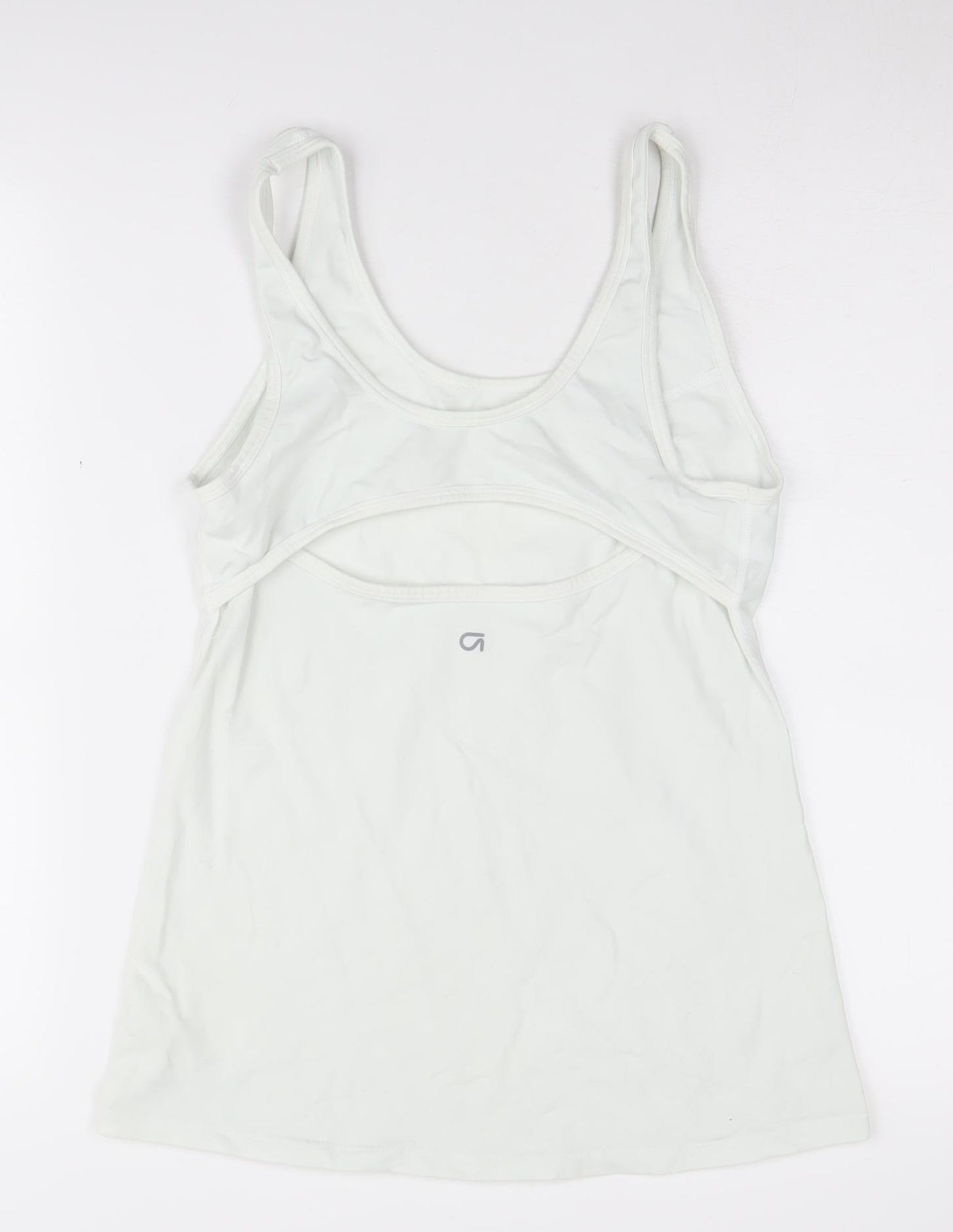 GapFit Women's White M Tank Top Athletic Racerback