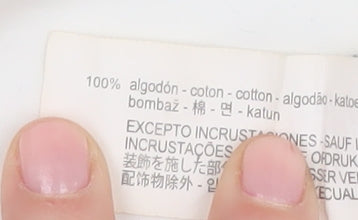 Zara Women's White Button-Up Shirt M