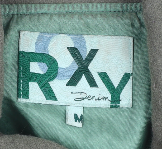 Roxy Women's Green Military Jacket, Size M, Autumn/Winter