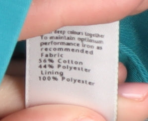 Per Una Women's Blue Mid-Length Trench Coat Size 14