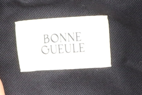 Bonne Gueule Men's Blue Medium Jacket, Cotton, Casual