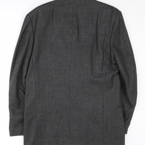 Jaeger Men's Grey Wool Blazer Size 50R