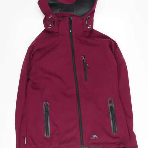 Trespass Women's Red Soft Shell Jacket L Waterproof