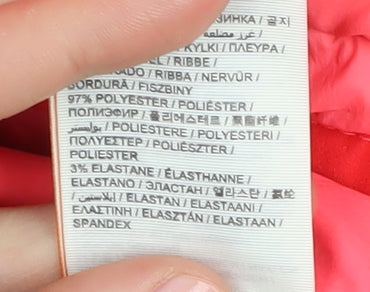 Superdry Women's Pink Puffer Jacket Medium Hooded