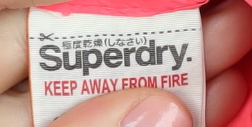 Superdry Women's Pink Puffer Jacket Medium Hooded