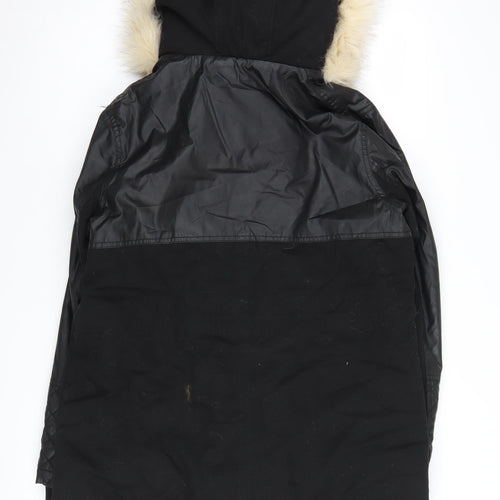 River Island Women's Black Parka Size 10