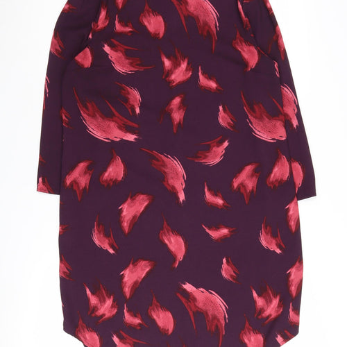 Hush Women’s Purple Shift Dress Size 12 - Elegant Workwear