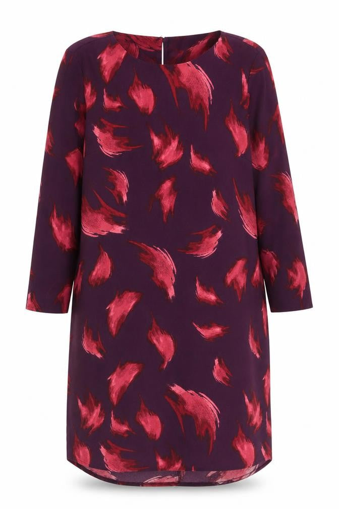Hush Women’s Purple Shift Dress Size 12 - Elegant Workwear