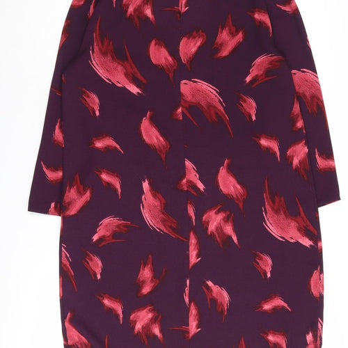 Hush Women’s Purple Shift Dress Size 12 - Elegant Workwear