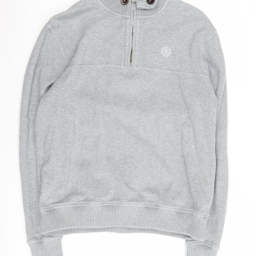 Henri Lloyd Men's Grey Pullover Jumper - L