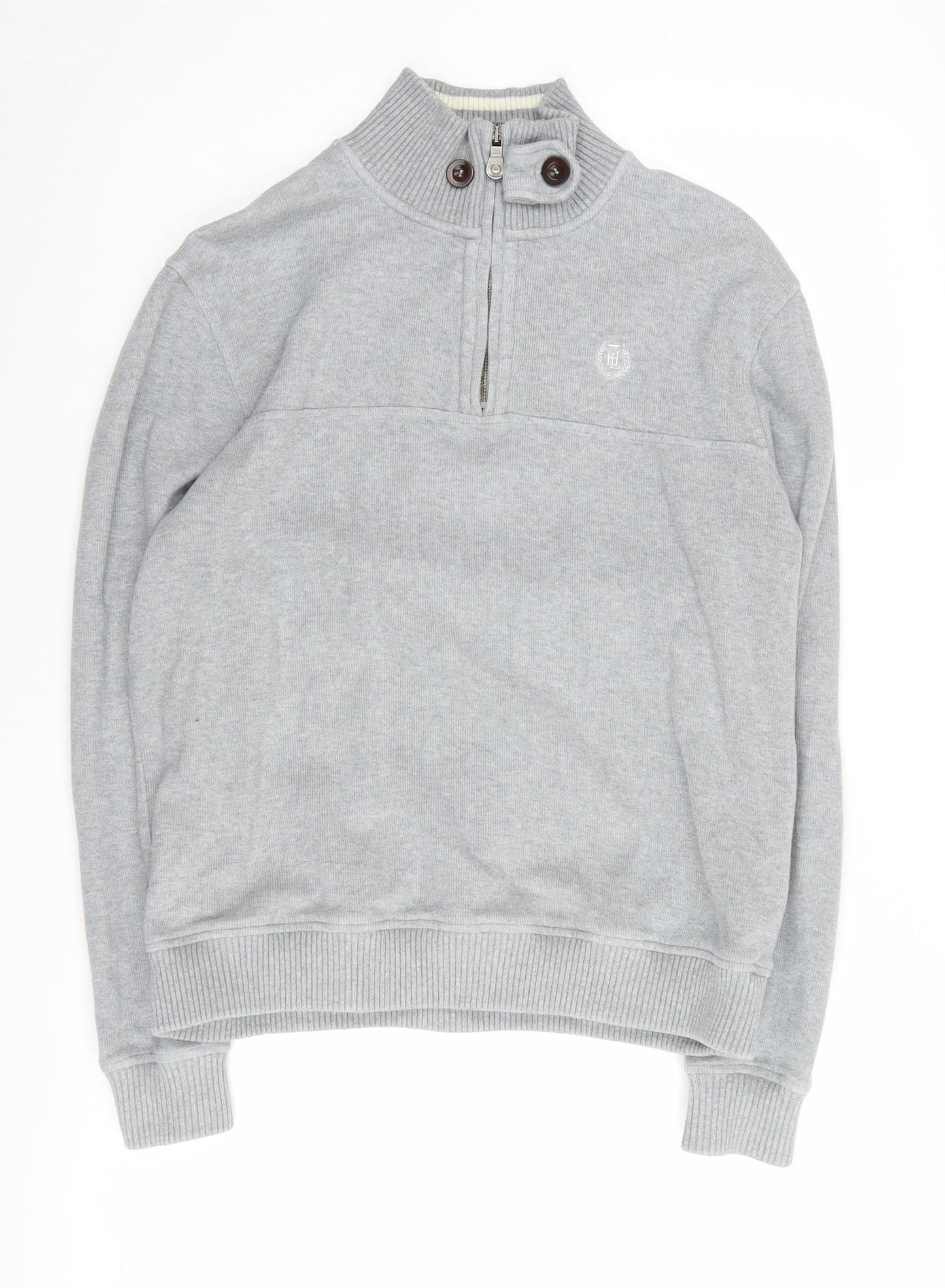 Henri Lloyd Men's Grey Pullover Jumper - L