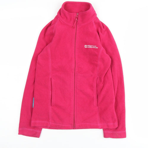 Mountain Warehouse Girls Pink Fleece Jacket 7-8 Years