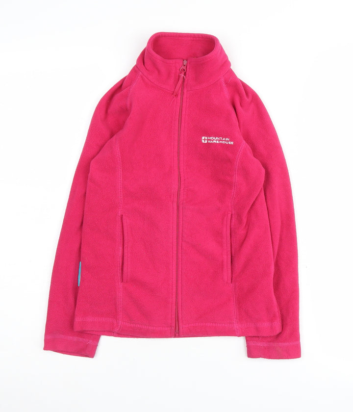 Mountain Warehouse Girls Pink Fleece Jacket 7-8 Years