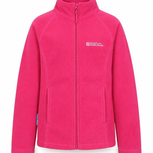 Mountain Warehouse Girls Pink Fleece Jacket 7-8 Years