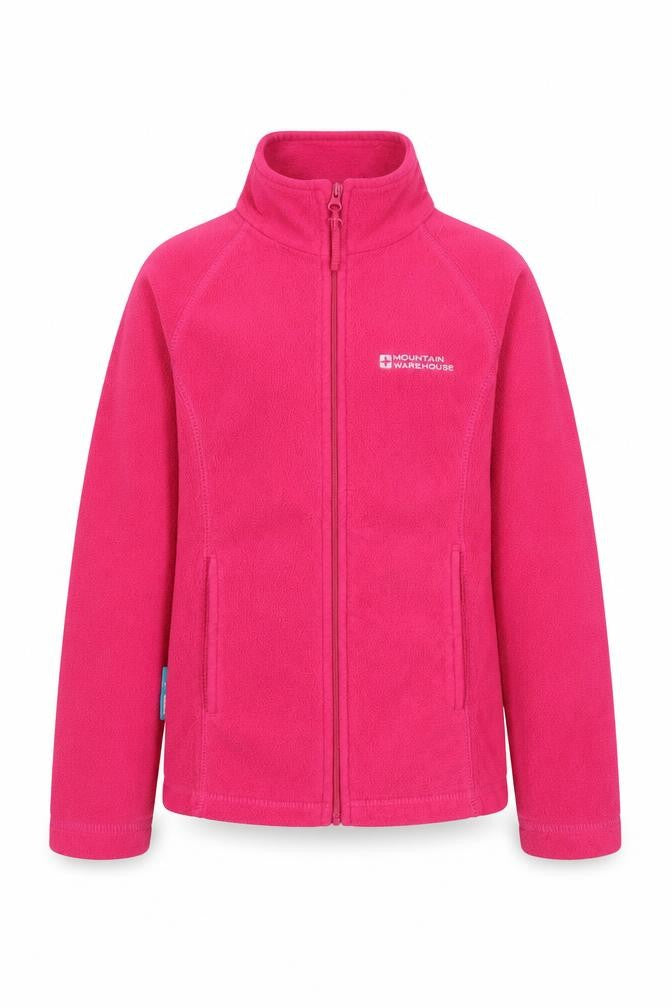 Mountain Warehouse Girls Pink Fleece Jacket 7-8 Years