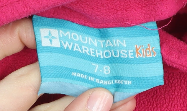 Mountain Warehouse Girls Pink Fleece Jacket 7-8 Years