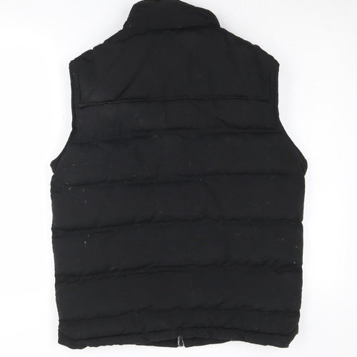 Twisted Soul Men's Black Medium Puffer Waistcoat