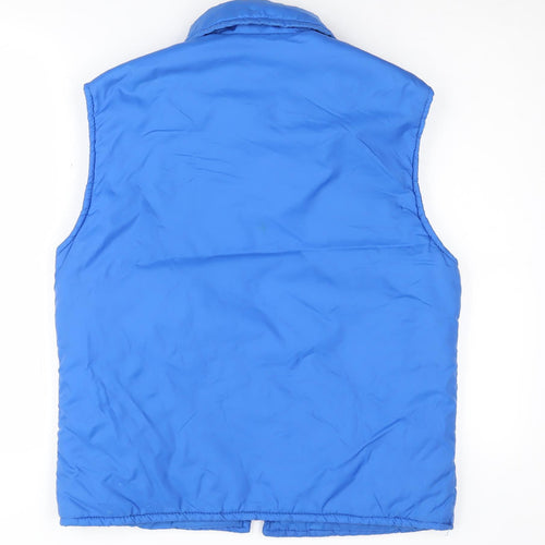 JCPenney Men's Blue Ski Waistcoat M
