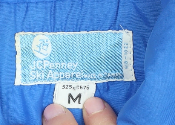 JCPenney Men's Blue Ski Waistcoat M