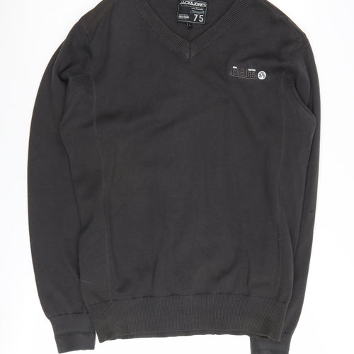 Jack & Jones Men's Black Pullover Jumper L