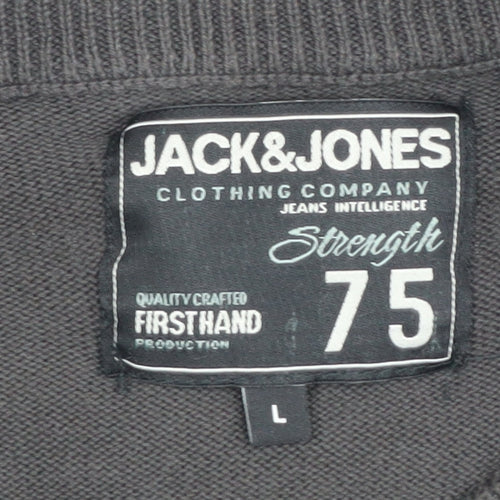 Jack & Jones Men's Black Pullover Jumper L