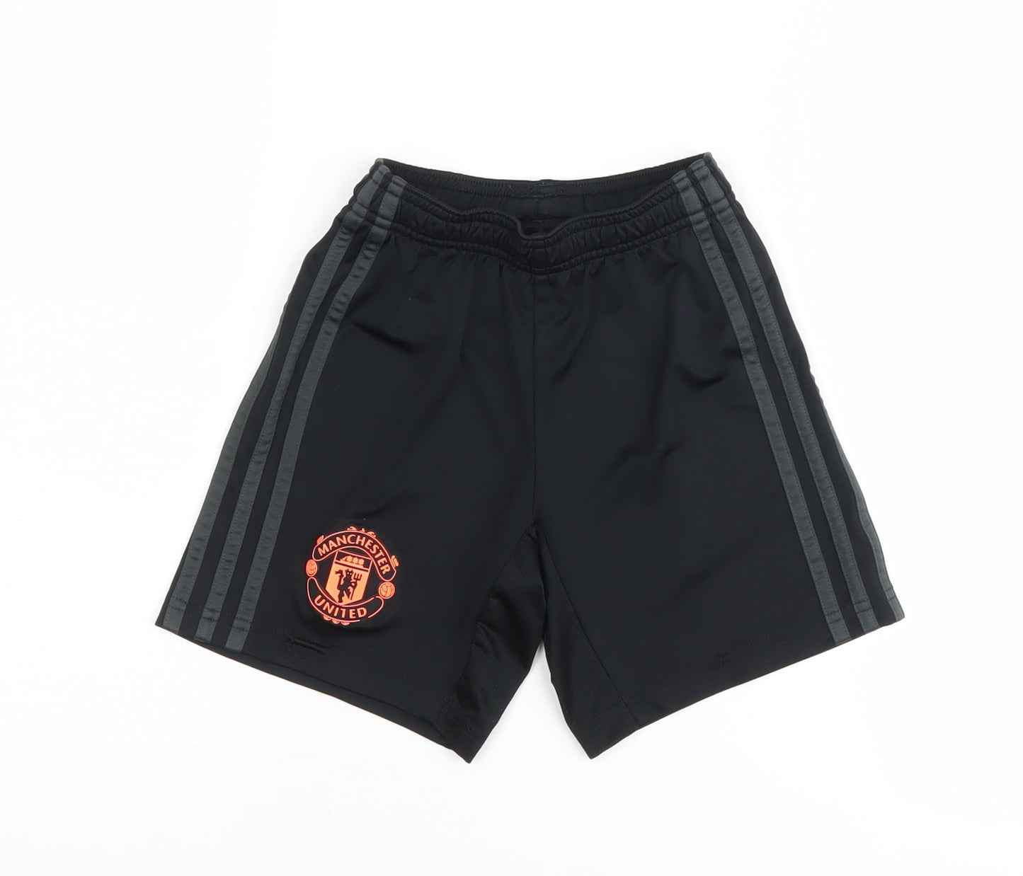 Adidas Boys Black Athletic Shorts 7-8 Years Football
