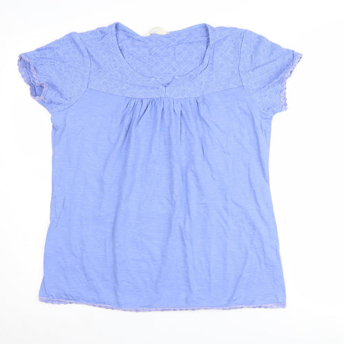 Mountain Warehouse Women's Blue Lace T-Shirt Size 12
