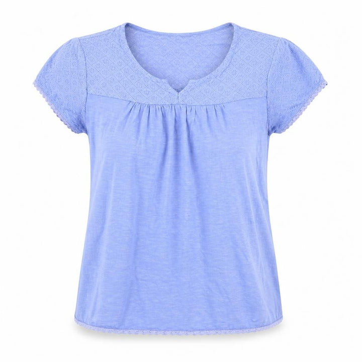Mountain Warehouse Women's Blue Lace T-Shirt Size 12