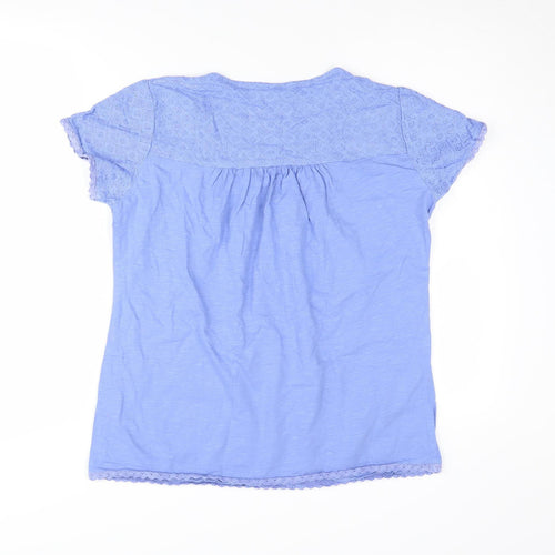 Mountain Warehouse Women's Blue Lace T-Shirt Size 12