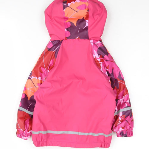 Lupilu Unisex Pink Rain Coat 12-24 Months - Waterproof & Hooded