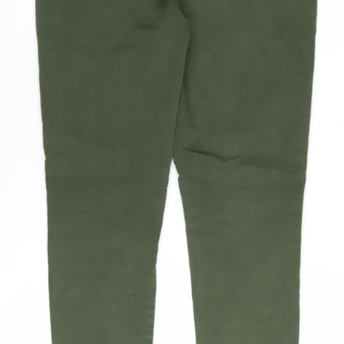 Next Women's Green Skinny Trousers Size 12