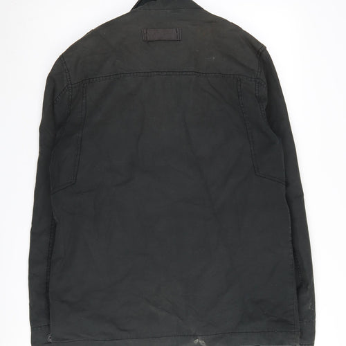 F.F.P. Men's Green Military Jacket M - Canvas, Casual, Army Style