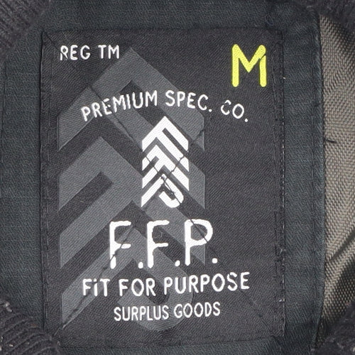 F.F.P. Men's Green Military Jacket M - Canvas, Casual, Army Style