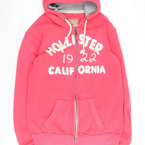Hollister Women’s Pink 2XL Full Zip Hoodie