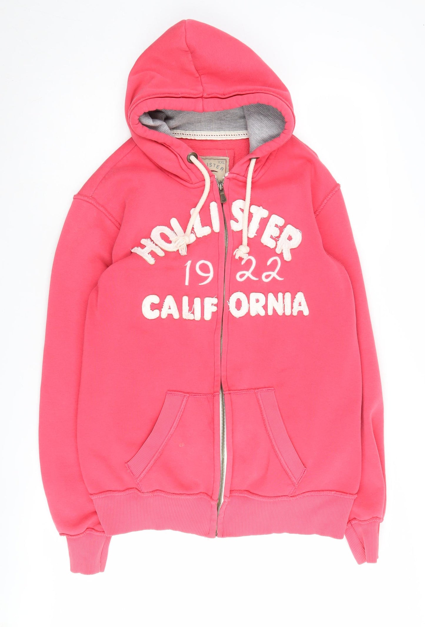 Hollister Women’s Pink 2XL Full Zip Hoodie