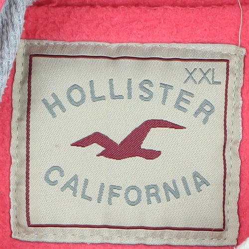 Hollister Women’s Pink 2XL Full Zip Hoodie