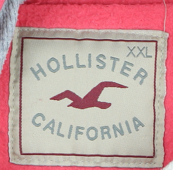 Hollister Women’s Pink 2XL Full Zip Hoodie